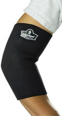 Ergodyne - Size S Neoprene Elbow Sleeve - 9 to 10 Inch, Adjustable Strap, Black - Americas Industrial Supply