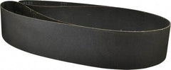 Made in USA - 4" Wide x 106" OAL, 120 Grit, Silicon Carbide Abrasive Belt - Silicon Carbide, Fine, Coated, X/Y Weighted Cloth Backing, Wet/Dry, Series S181 - Americas Industrial Supply