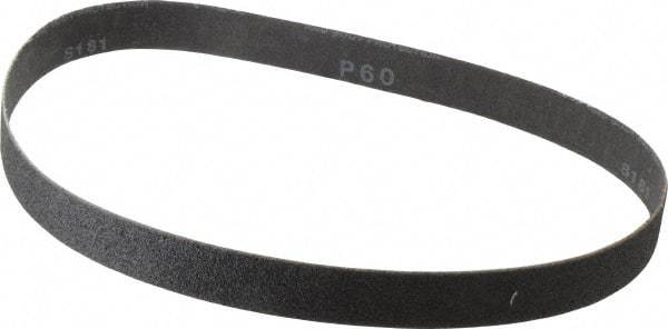 Made in USA - 1" Wide x 30" OAL, 60 Grit, Silicon Carbide Abrasive Belt - Silicon Carbide, Medium, Coated, X/Y Weighted Cloth Backing, Wet/Dry, Series S181 - Americas Industrial Supply