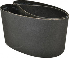 Made in USA - 6" Wide x 48" OAL, 60 Grit, Silicon Carbide Abrasive Belt - Silicon Carbide, Medium, Coated, X/Y Weighted Cloth Backing, Wet/Dry, Series S181 - Americas Industrial Supply