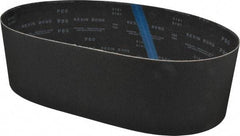Made in USA - 6" Wide x 48" OAL, 80 Grit, Silicon Carbide Abrasive Belt - Silicon Carbide, Medium, Coated, X/Y Weighted Cloth Backing, Wet/Dry, Series S181 - Americas Industrial Supply