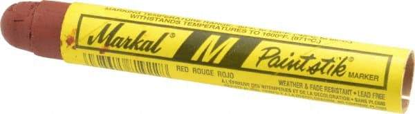 Markal - Red Solid Paint Marker - Oil Base Ink - Americas Industrial Supply