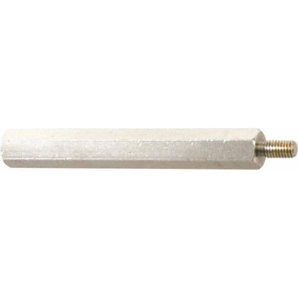 Electro Hardware - #4-40, 2.1869" OAL, 1/4" Across Flats, Nylon Male/Female Hex Circuit Board Standoff - Americas Industrial Supply