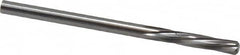 Magafor - #30 Solid Carbide 6 Flute Chucking Reamer - Spiral Flute, 0.1283" Straight Shank, 19/32" Flute Length, 2-1/4" OAL - Americas Industrial Supply