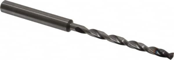 Guhring - 3.6mm 140° 2-Flute Solid Carbide Extra Length Drill Bit - Americas Industrial Supply