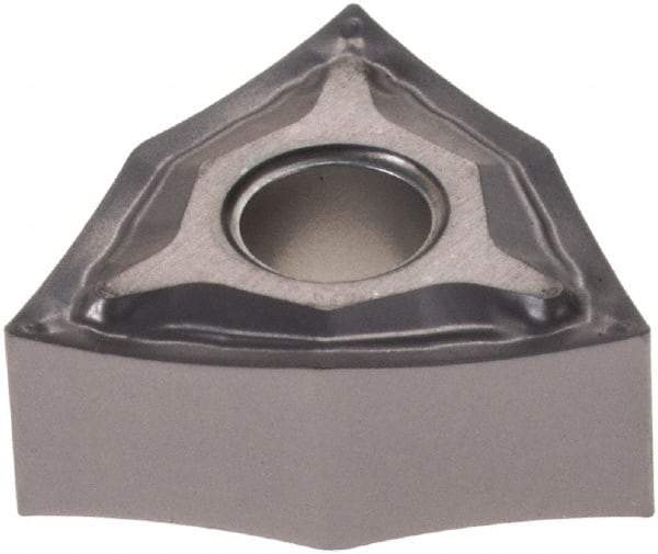 Iscar - WNMG330 NF Grade IC907 Carbide Turning Insert - TiN/TiAlN Finish, 80° Trigon, 3/8" Inscr Circle, 3/16" Thick, 0.008" Corner Radius - Americas Industrial Supply