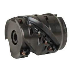 Kennametal - 15 Inserts, 2" Cut Diam, 3/4" Arbor Diam, 1.745" Max Depth of Cut, Indexable Square-Shoulder Face Mill - 0/90° Lead Angle, 2.4" High, EC10.., EP10.. Insert Compatibility, Series Mill 1-10 - Americas Industrial Supply