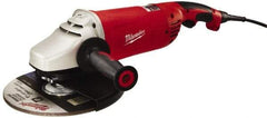 Milwaukee Tool - 7 & 9" Wheel Diam, 6,000 RPM, Corded Angle & Disc Grinder - 5/8-11 Spindle, 120 Volts, 15 Amps, Front Exhaust - Americas Industrial Supply