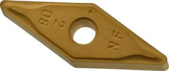 Iscar - VNMG332 NF Grade IC9250 Carbide Turning Insert - TiCN/Al2O3/TiN Finish, 35° Diamond, 3/8" Inscr Circle, 3/16" Thick, 1/32" Corner Radius - Americas Industrial Supply