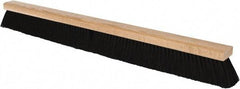 PRO-SOURCE - 36" General Purpose Tampico Push Broom - 3" Bristle Length, Wood Block, Bolt-On Handle Connection, Handle Sold Separately - Americas Industrial Supply