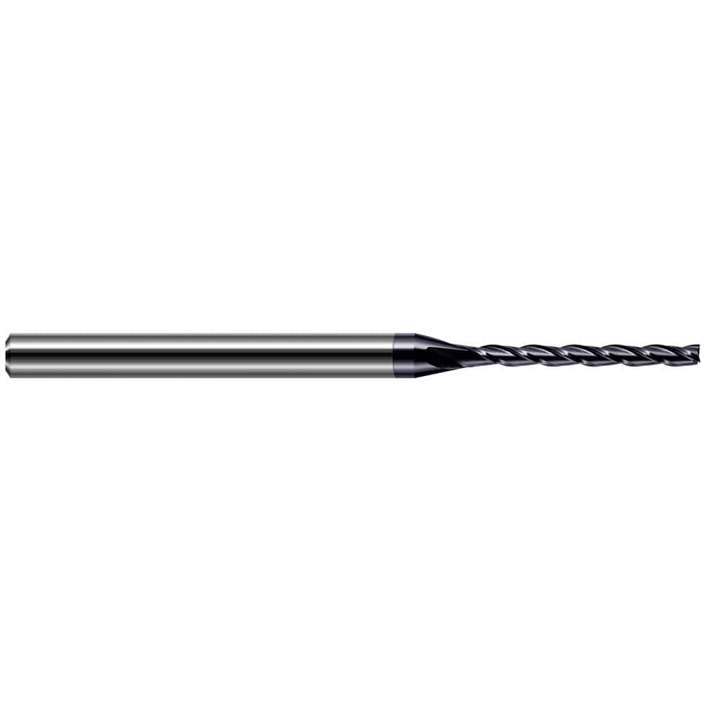 Harvey Tool - Square End Mills; Mill Diameter (Decimal Inch): 0.0600 ; Length of Cut (Inch): 5/8 ; Length of Cut (Decimal Inch): 0.6250 ; Material: Solid Carbide ; Finish/Coating: AlTiN ; Shank Diameter (Inch): 1/8 - Exact Industrial Supply