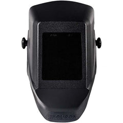 Jackson Safety - 4-1/2" Window Width x 5-1/4" Window Height, 10 Shade Fixed Shade Lens, Fixed Front Welding Helmet - Black Thermoplastic - Americas Industrial Supply