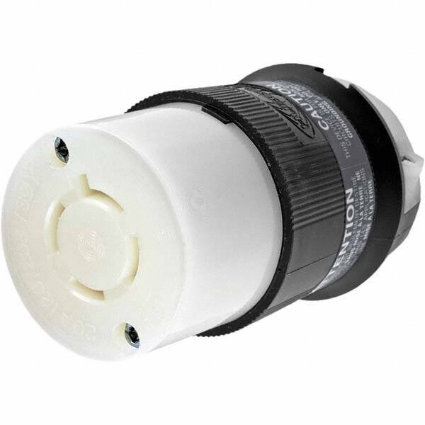 Hubbell Wiring Device-Kellems - 3-Phase Wye 120/208 VAC 20A NEMA L18-20R Industrial Twist Lock Connector - Americas Industrial Supply