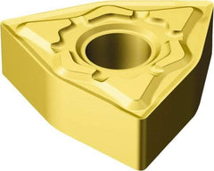 Sandvik Coromant - WNMG432 KF Grade 3005 Carbide Turning Insert - TiCN/Al2O3/TiN Finish, 80° Trigon, 1/2" Inscr Circle, 3/16" Thick, 1/32" Corner Radius - Americas Industrial Supply