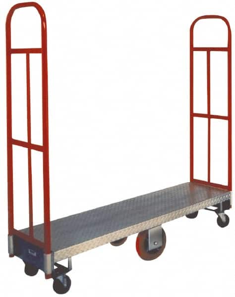 Win-Holt - 2,000 Lb Capacity Aluminum Warehouse Truck - Aluminum Tubular Deck, 22" OAW - Americas Industrial Supply