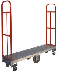 Win-Holt - 1,850 Lb Capacity Steel Warehouse Truck - Steel Diamond Embossed Deck, 16" OAW - Americas Industrial Supply