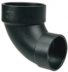 NIBCO - 4 x 3", ABS Drain, Waste & Vent Pipe - Hub x Hub - Americas Industrial Supply