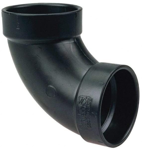 NIBCO - 4", ABS Drain, Waste & Vent Pipe 90 Elbow - Hub x Hub - Americas Industrial Supply