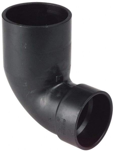 NIBCO - 4 x 3", ABS Drain, Waste & Vent Pipe 90 Street Elbow - Spig x Hub - Americas Industrial Supply