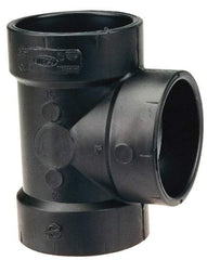 NIBCO - 3", ABS Drain, Waste & Vent Pipe Vent Tee - Hub x Hub x Hub - Americas Industrial Supply