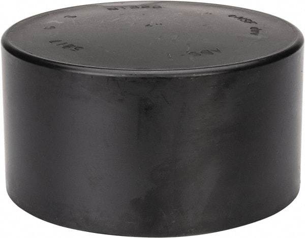 NIBCO - 4", ABS Drain, Waste & Vent Pipe End Cap - Hub - Americas Industrial Supply