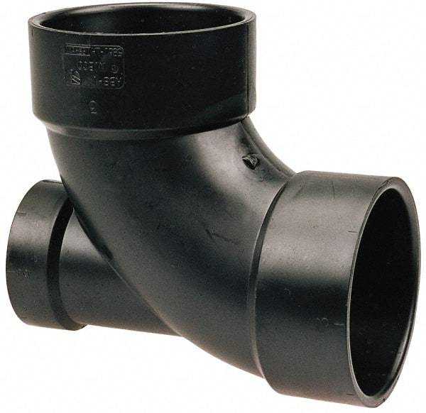 NIBCO - 3 x 3 x 2", ABS Drain, Waste & Vent Pipe - Hub x Hub x Hub - Americas Industrial Supply