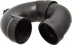 NIBCO - 2", ABS Drain, Waste & Vent Pipe P Trap - Hub x Hub x CO with Plug - Americas Industrial Supply