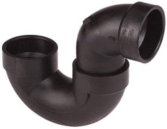 NIBCO - 3", ABS Drain, Waste & Vent Pipe P Trap - Hub x Hub - Americas Industrial Supply