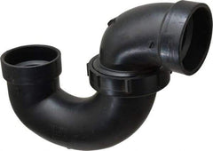 NIBCO - 2", ABS Drain, Waste & Vent Pipe P Trap with Union - Hub x Hub - Americas Industrial Supply
