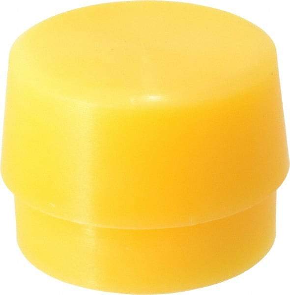 Garland - 2" Face Diam, Grade Extra Hard, Yellow Hammer Tip/Face - Plastic - Americas Industrial Supply