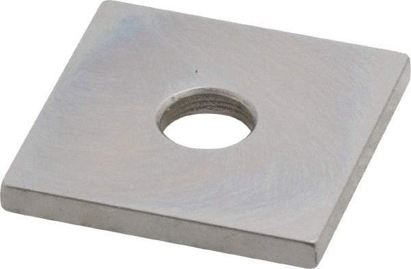 Mitutoyo - 0.1" Square Steel Gage Block - Accuracy Grade 0, Includes Certificate of Inspection - Americas Industrial Supply