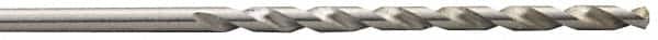 Made in USA - 0.01", Micro Drill Bit - 4" OAL, 1/4" Flute Length - Americas Industrial Supply