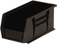 Akro-Mils - 30 Lb. Load Capacity, 10-7/8" Deep, Black Polymer Hopper Stacking Bin - 5" High x 5-1/2" Wide x 10-7/8" Long - Americas Industrial Supply