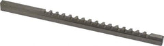 Value Collection - 5mm Keyway Width, Style B-1, Keyway Broach - High Speed Steel, Bright Finish, 1/4" Broach Body Width, 19/64" to 1-11/16" LOC, 6-3/4" OAL - Americas Industrial Supply