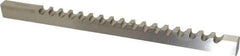 Value Collection - 14mm Keyway Width, Style D-1, Keyway Broach - High Speed Steel, Bright Finish, 9/16" Broach Body Width, 1" to 6" LOC, 13-7/8" OAL - Americas Industrial Supply