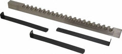 Value Collection - 18mm Keyway Width, Style E-1, Keyway Broach - High Speed Steel, Bright Finish, 3/4" Broach Body Width, 1" to 6" LOC, 15-1/2" OAL - Americas Industrial Supply