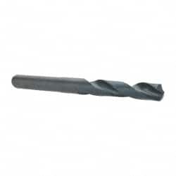 Interstate - 13.5mm Drill, 118° Point, High Speed Steel Silver Deming & Reduced Shank Drill Bit - Exact Industrial Supply