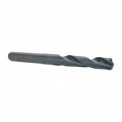 Interstate - 13.5mm Drill, 118° Point, High Speed Steel Silver Deming & Reduced Shank Drill Bit - Exact Industrial Supply