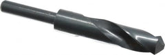 Interstate - 22mm Drill, 118° Point, High Speed Steel Silver Deming & Reduced Shank Drill Bit - Americas Industrial Supply