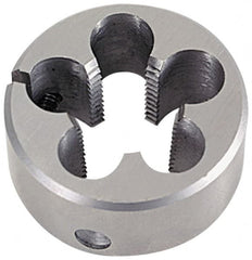 Interstate - 1-1/2 - 11-1/2 NPS Thread, Round Pipe Die - 3" Outside Diam, High Speed Steel - Exact Industrial Supply