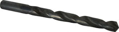 Interstate - 15/16", 118° Point, Spiral Flute, High Speed Steel Taper Length Drill Bit - Oxide Finish, 9" Flute Length, 12" OAL - Americas Industrial Supply