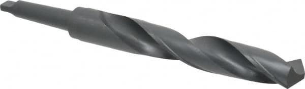 Interstate - 1-1/2", 3MT 118° Point High Speed Steel Taper Shank Drill Bit - Americas Industrial Supply