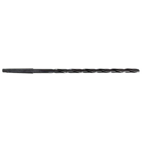 Interstate - 1-1/64", 3MT 118° Point High Speed Steel Taper Shank Drill Bit - Americas Industrial Supply