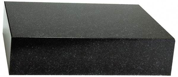 Value Collection - 12" Long x 12" Wide x 3" Thick, Granite Inspection Surface Plate - B Toolroom Grade, 0.0001" Unilateral Tolerance - Americas Industrial Supply