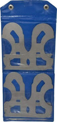 Value Collection - 10 Piece, 0.55 to 1 Inch Radius, Steel Radius Gage Set - Satin Chrome Coated - Americas Industrial Supply
