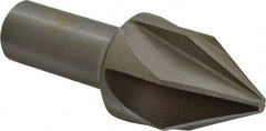 Interstate - 1-1/4" Head Diam, 3/4" Shank Diam, 6 Flute 60° Cobalt Countersink - Americas Industrial Supply