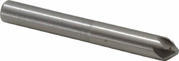 Interstate - 3/16" Head Diam, 3/16" Shank Diam, 6 Flute 82° Cobalt Countersink - Americas Industrial Supply