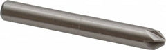 Interstate - 1/4" Head Diam, 1/4" Shank Diam, 6 Flute 82° Cobalt Countersink - Americas Industrial Supply