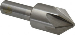 Interstate - 7/8" Head Diam, 1/2" Shank Diam, 6 Flute 82° Cobalt Countersink - Americas Industrial Supply