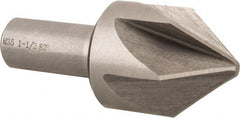 Interstate - 1-1/2" Head Diam, 3/4" Shank Diam, 6 Flute 82° Cobalt Countersink - Americas Industrial Supply